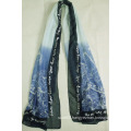 Fashion New style voile word printed long scarf
